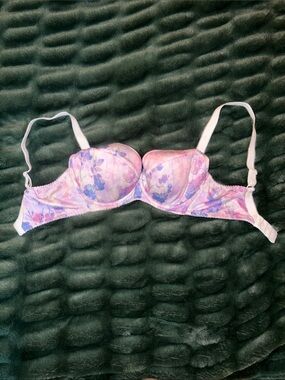Comexim Underwire Floral Bra in Pink and Lavender 30FF